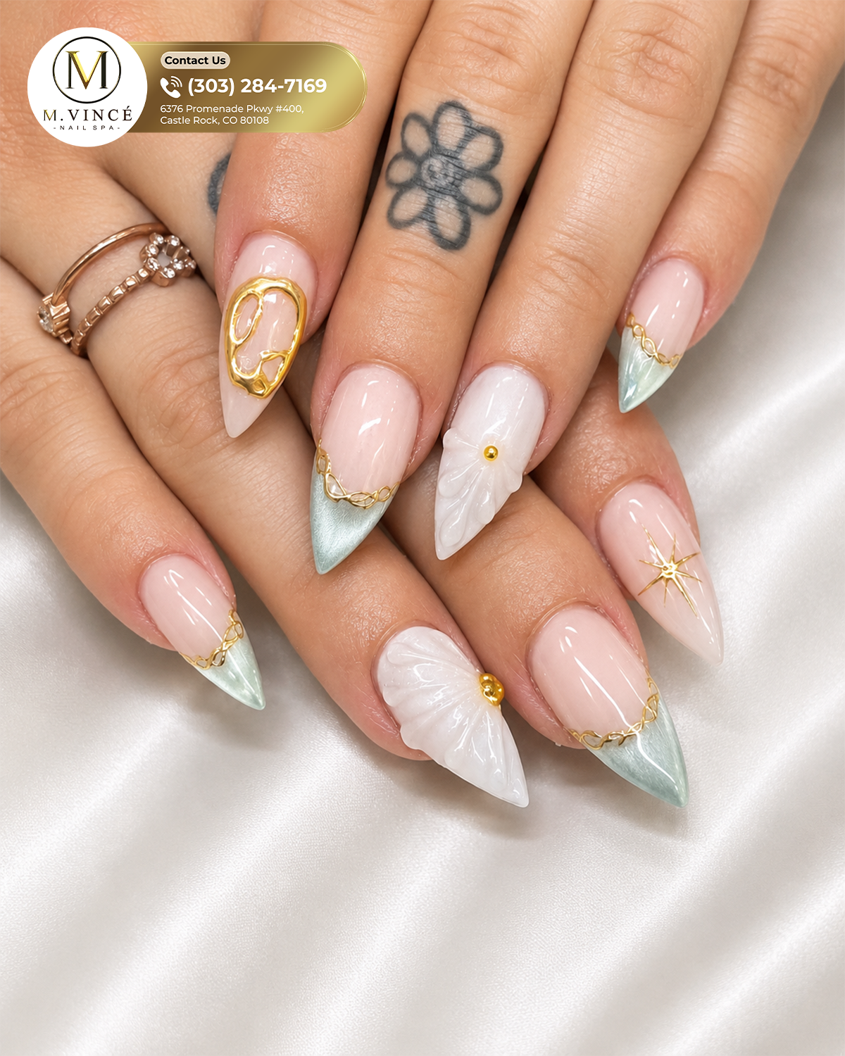 M. Vince' Nail Spa nail work in Castle Rock, Colorado